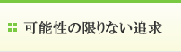 可能性の限りない追求